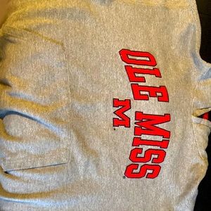 Mens varsity Ole Miss sweatshirt